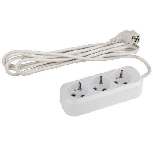 Удлинитель 3х3м с заземл. 10А IP20 UX-3e-3m ПВС 3х0.75 Эра Б0035750