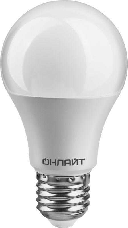 Лампа светодиодная 71 655 OLL-А60-12-230-4K-E27 12Вт грушевидная 4000К нейтр. бел. E27 1200лм 176-264В ОНЛАЙТ 71655
