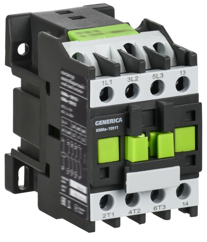Контактор КМИе-10911 9А 110В/АС3 1НЗ GENERICA KKME11-009-110-01
