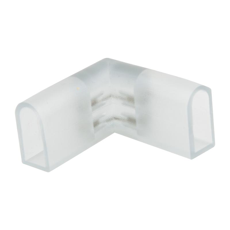 Соединитель L-образный UTC-K-22/N21 CLEAR 010 POLYBAG для светод. лент ULS-N21 NEON 220В 2 контакта (уп.10шт) Uniel UL-00004460