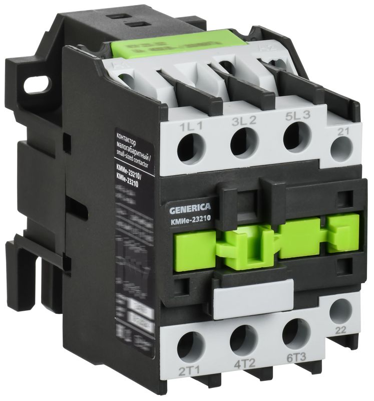 Контактор КМИе-23210 32А 400В/АС3 1НО GENERICA KKME21-032-400-10