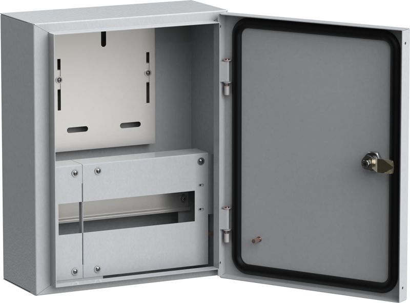 Корпус ЩУРн-1/12 TITAN 395х310х165мм IP54 без окна метал. IEK MKM22-N-12-54-Z