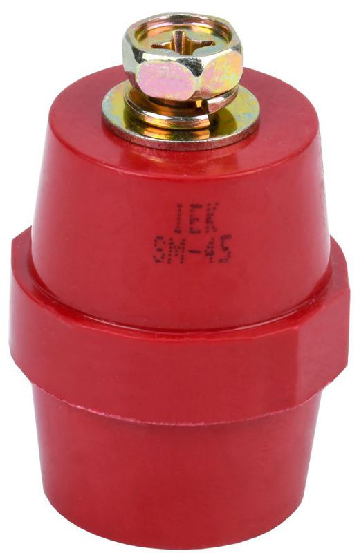 Изолятор SM45 (М8) силовой с болтом IEK YIS11-45-14-B