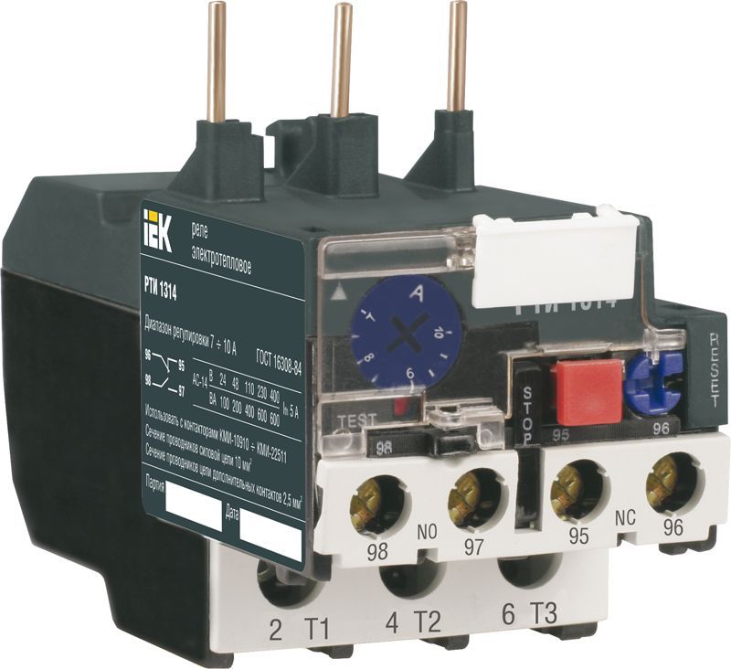 Реле тепл. РТИ 1310 4-6А KARAT IEK DRT10-0004-0006