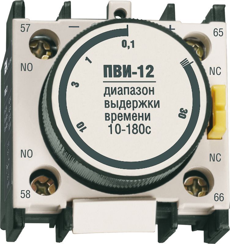 Приставка ПВИ 12 10-180сек 1НО+1НЗ KARAT IEK KPV10-11-2