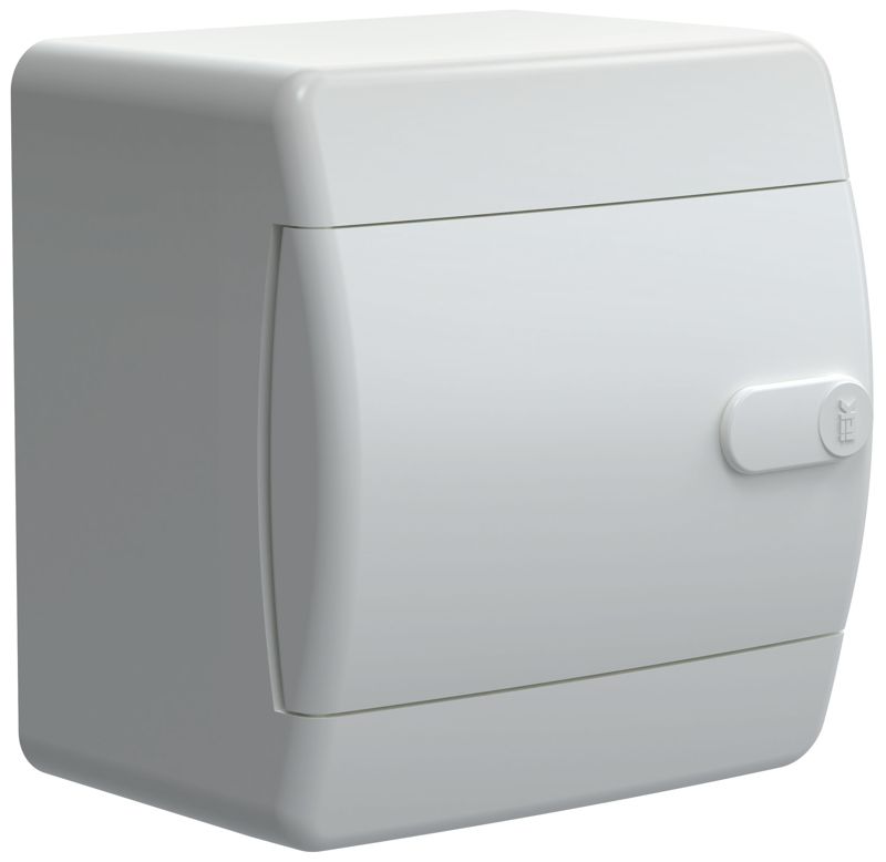 Корпус ЩРН-П-4 UNION Compact IP41 бел. дверь пластик. IEK UIC-KP13-N-04-41-K01