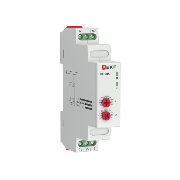 Реле времени RT-SBA 12-240В задержка времени включ. PROxima EKF rt-sba-12-240