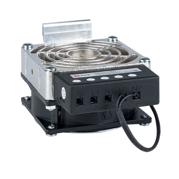 Обогреватель на DIN-рейку с вентилятором 200Вт 230В IP20 Quardo PROxima EKF heater-vent-q-200-20