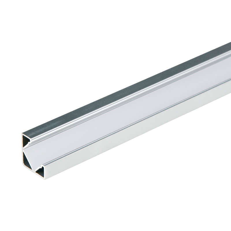 Профиль накладной для светодиод. ленты UFE-A03 SILVER 200 POLYBAG L2000 анодир. алюм. Uniel UL-00000597