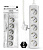 Удлинитель 5х7м с заземл. 10А 3х1.5 TOKOV LIGHT TKL-C01-BU5-7-1.5-Z