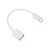 Кабель OTG Type C на USB/2.4A/PVC/white/1m/Rexant 18-1180