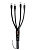 Муфта кабельная концевая универс. 1кВ HT2-01/4x70-120L12 (4ПКВНтп-1-70-120) пластмас. изоляция; без брони; с болтов. наконечн. НИЛЕД 16000201