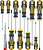 Набор отверток NHT-Ot02-H11 (11шт) Navigator 95270