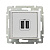 Розетка USB 2-м СП Valena механизм бел. (DIY-упак.) IEK 694370