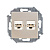 Розетка телефонная 2-м Simon 15 RJ11 винтов. зажим механизм шампань Simon 1591589-034