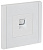Розетка компьютерная RJ45 кат.5E FORTE&PIANO FP232 бел. IEK FP-K10-1-K01