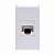 Розетка компьютерная 1-м 1мод. Viva RJ45 кат.5E бел. DKC 45038
