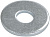 Шайба плоская М8 (уп.500шт) IEK CLP1M-SH-8
