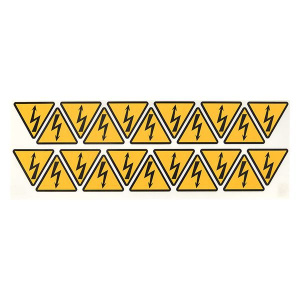 Знак "Молния" 50х50х50мм EKF an-1-03