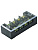 Блок зажимов ТВ-2504. 25А. 4 клеммные пары IP30 Электротехник ET522085