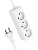 Удлинитель 3х3м без заземл. 16А IP20 ПВС 2х1.5 КОСМОС YKsm3m-3g(K)
