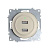 Розетка USB 2-м СП Florence 16А IP20 с подсветкой механизм беж. (1E10351301) OneKeyElectro 2260090