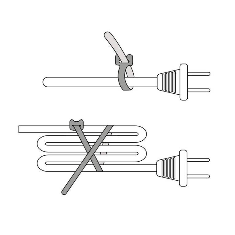 Хомут-липучка КСВ 12х135 черн. Fortisflex 59294
