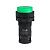 Кнопка с фиксацией с подсветкой OptiSignal Compact D22 С7-PHL-M310 зел. 1НО 230В AC XB7NJ03M1 КЭАЗ 362120