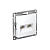 Розетка компьютерная 2-м AtlasDesign RJ45 кат.6A механизм бел. SE ATN000188