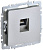 Розетка компьютерная СП RJ45 кат.5E BRITE РК10-БрА механизм алюм. IEK BR-K10-1-K47