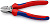 Бокорезы L-160мм твердость кромок 62 HRC черн. Knipex KN-7002160