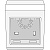 Коробка установочная под GEWISS SYSTEM 2 мод. PDG DKC 10023