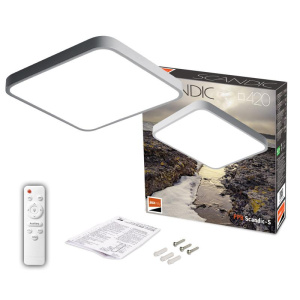 Светильник светодиодный декоративный PPB Scandic-S DIM 72Вт 3000-6500К IP20 настенно-потолочный бытовой диммир. GR JazzWay 5037250 Светильник светодиодный декоративный PPB Scandic-S DIM 72Вт 3000-6500К IP20 настенно-потолочный бытовой диммир. GR JazzWay 5037250