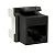 Модуль Keystone RJ45 CAT6А не экранированный 180град. черн. DKC RNK6AU180BK