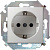 Розетка 1-м СП Simon 15 16А IP20 250В с заземл. винтов. клеммы механизм бел. Simon 1591432-030