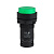 Кнопка с подсветкой OptiSignal Compact D22 С7-PL-M310 зел. 1НО 230В AC XB7NW33M1 КЭАЗ 362100