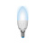Лампа светодиодная LED-C37 7W/NW/E14 /FR PLP01WH Яркая 7Вт свеча матовая 4000К нейтр. бел. E14 (упак. картон) Uniel UL-00002411