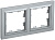 Рамка 2-м BRITE РУ-2-БрА алюм. IEK BR-M22-K47