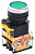 Кнопка D8-11T d22мм 1НО+1НЗ с фиксацией зел. KARAT IEK BBT30-11T-3-21-K06