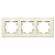 Рамка 3-м Афина универс. сл. кость (ivory) Universal A0045-I