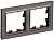 Рамка 2-м BRITE РУ-2-БрТБ бронза IEK BR-M22-K45