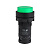 Кнопка с подсветкой OptiSignal Compact D22 С7-PL-B310 зел. 1НО 24В AC/DC XB7NW33B1 КЭАЗ 362090