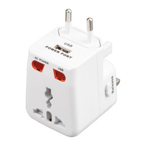 Адаптер сетевой "Путешественник" с USB Rexant 11-1051