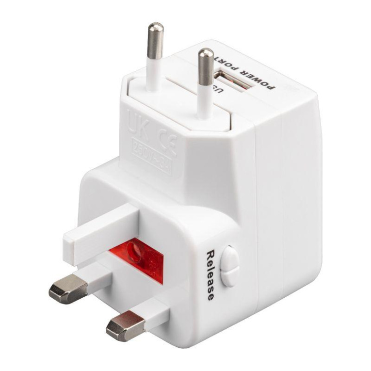 Адаптер сетевой "Путешественник" с USB Rexant 11-1051
