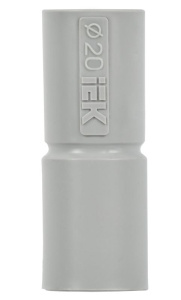 Муфта соединительная для жестких труб d20 GIG-20 ELASTA IEK CTA10D-GIG20-K41-100