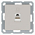 Розетка компьютерная 1-м RJ45 IP20 кат. 5E механизм тауп Jasmart G6105T