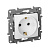 Розетка 1-м СП Etika 16А IP31 250В 2P+E с заземл. защ. шторки немецк. стандарт винтов. клеммы механизм бел. IEK 672222