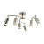 Светильник Truco 5Вт GU10х6 IP20 потолочн. Freya FR5508CL-06CH