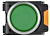 Кнопка d22мм 1НО+1НЗ MASTER с подсветкой зел. IEK MI-BT60-11D-3-12-K06