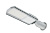 Светильник светодиодный ДКУ RD 10 P 35W SHB 827 GR 425х108мм 35Вт 2700К IP66 уличный консольный сер. Русский Свет 17121024302